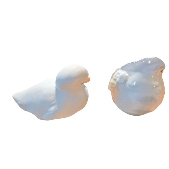 Kaiser Porcelain White Duck Figurine & Puffy Porcelain Bird - Picture 10 of 16